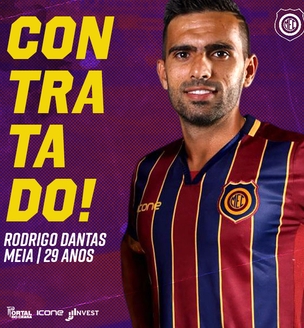 Madureira acerta a contratação do meia Rodrigo Dantas