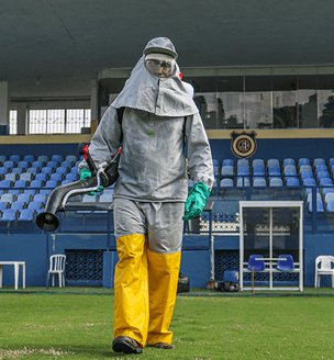 Madureira passa por sanitização contra a COVID-19 nas dependências de Conselheiro Galvão