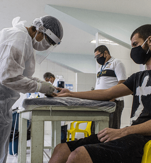 Madureira realiza testes para Covid-19 em atletas e funcionários