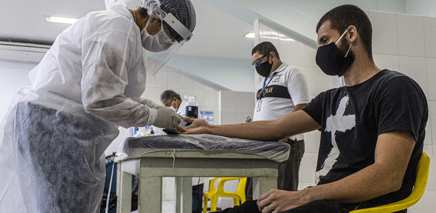 Madureira realiza testes para Covid-19 em atletas