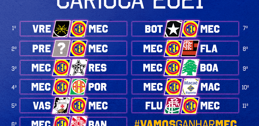 Divulgada a tabela do Madureira no Campeonato Cari
