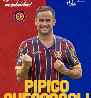 O artilheiro chegou: Pipico é o primeiro reforço do Madureira para o Campeonato Carioca 2022
