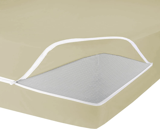 Capa de Colchão de malha com zíper  