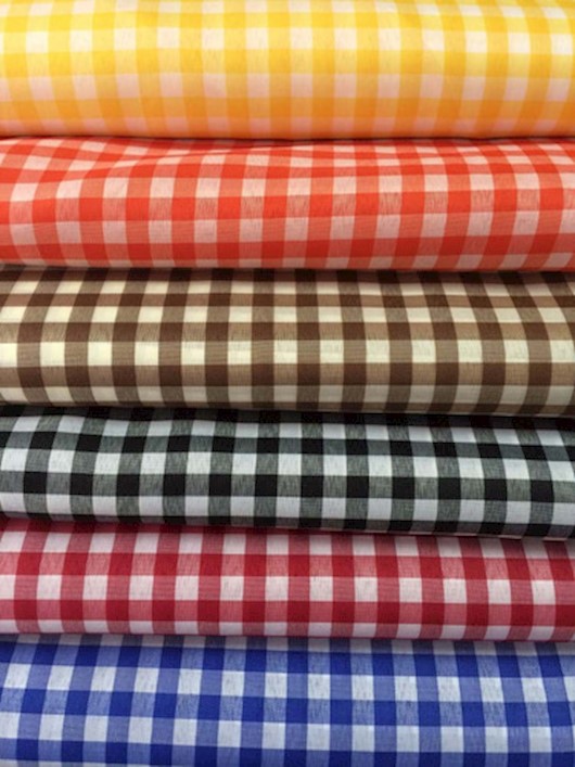 Xadrez de Poliéster / varias cores disponíveis  