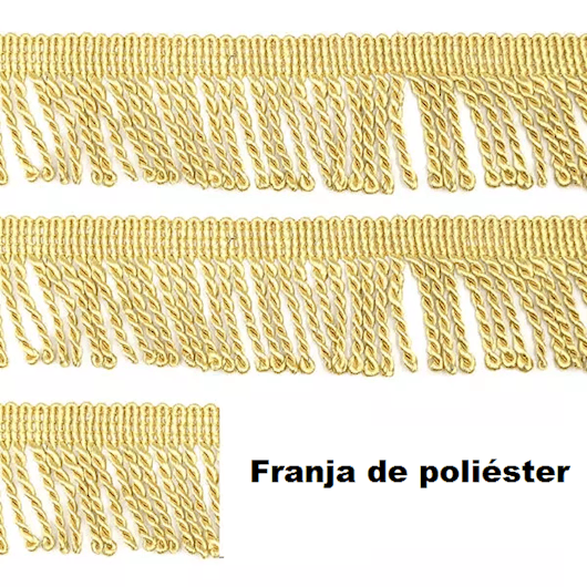 Galão c/ Franja Dourado  