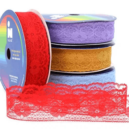 Renda Algodão e Nylon 