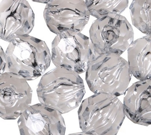 Conta Acrílica Sextavada  